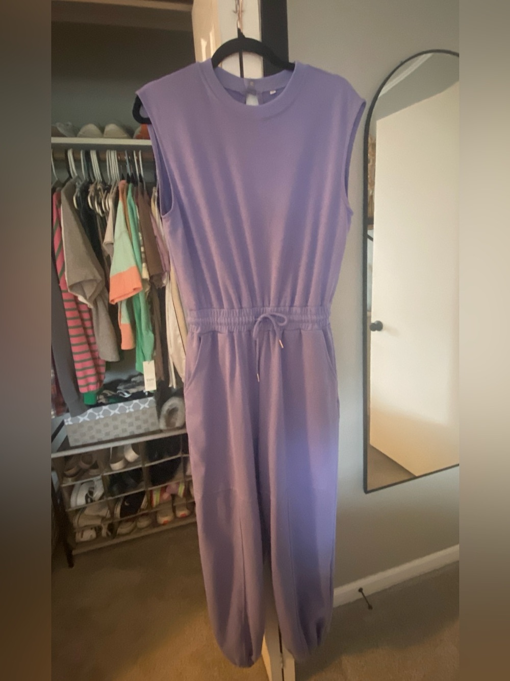 Lilac Sleeveless Wrap Jumpsuit - Women's Dress Alternative